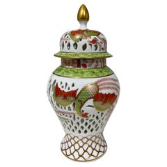 Vase "Phoenix" en porcelaine ajourée de Herend Hongrie