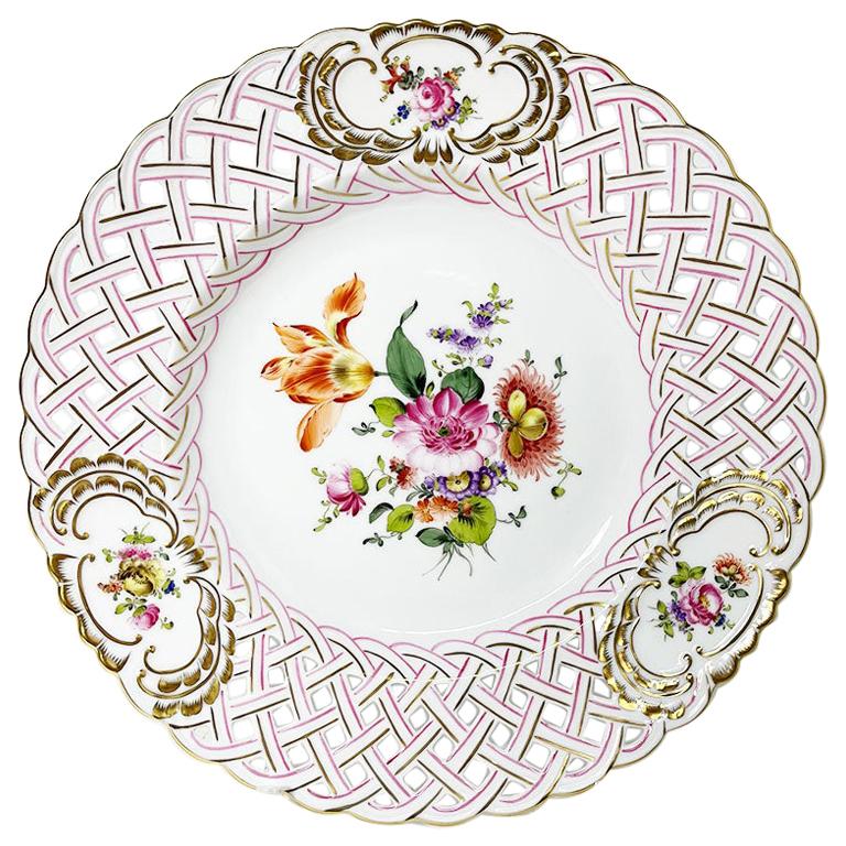 Herend Hungary Porcelain "Printemps" Wall Decoration Plate