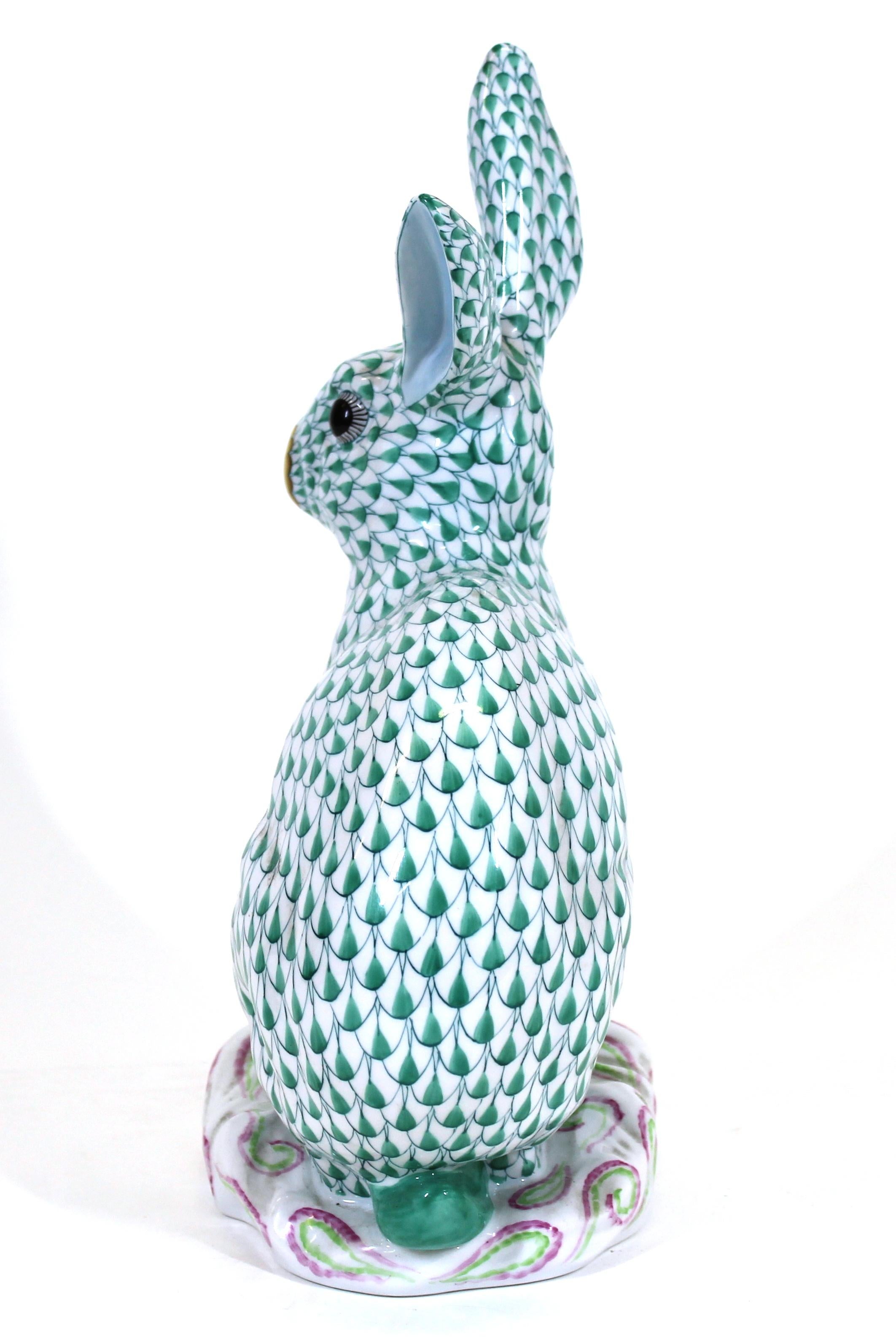 Hungarian Herend Hungary Porcelain Rabbit Figure
