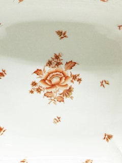 Herend Hungary Porcelain "Rust, Fortuna Pattern" Square Salad Dish