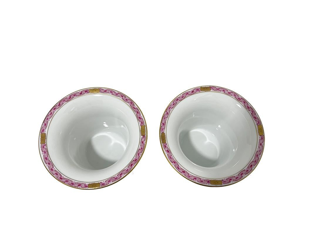 Herend Hungary Porcelain vases 