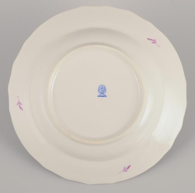 Herend, Hungría. Juego de seis platos hondos de porcelana. siglo XX en venta