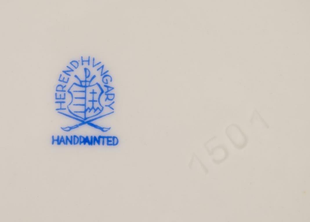Herend, Hungría. Juego de seis platos hondos de porcelana. Porcelana en venta