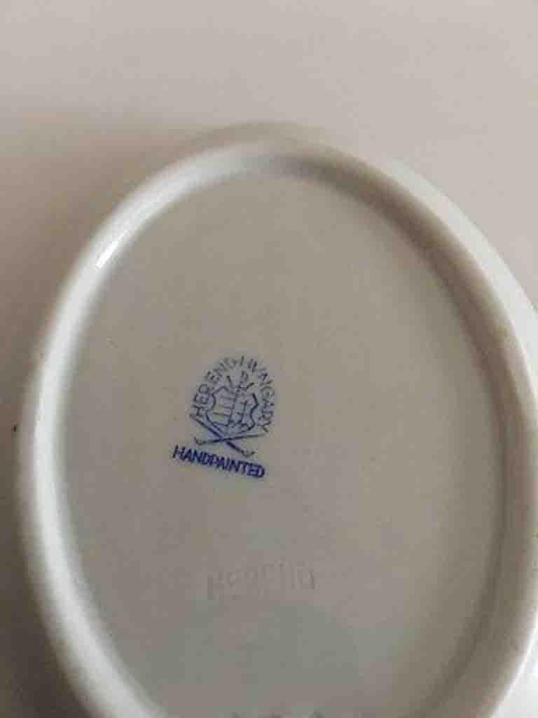 Herend Oval Small Bowl for Handsoap In Good Condition For Sale In Copenhagen, DK
