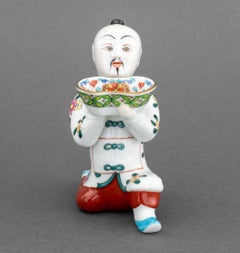 Herend Painted Porcelain Figural Open Salts, 4