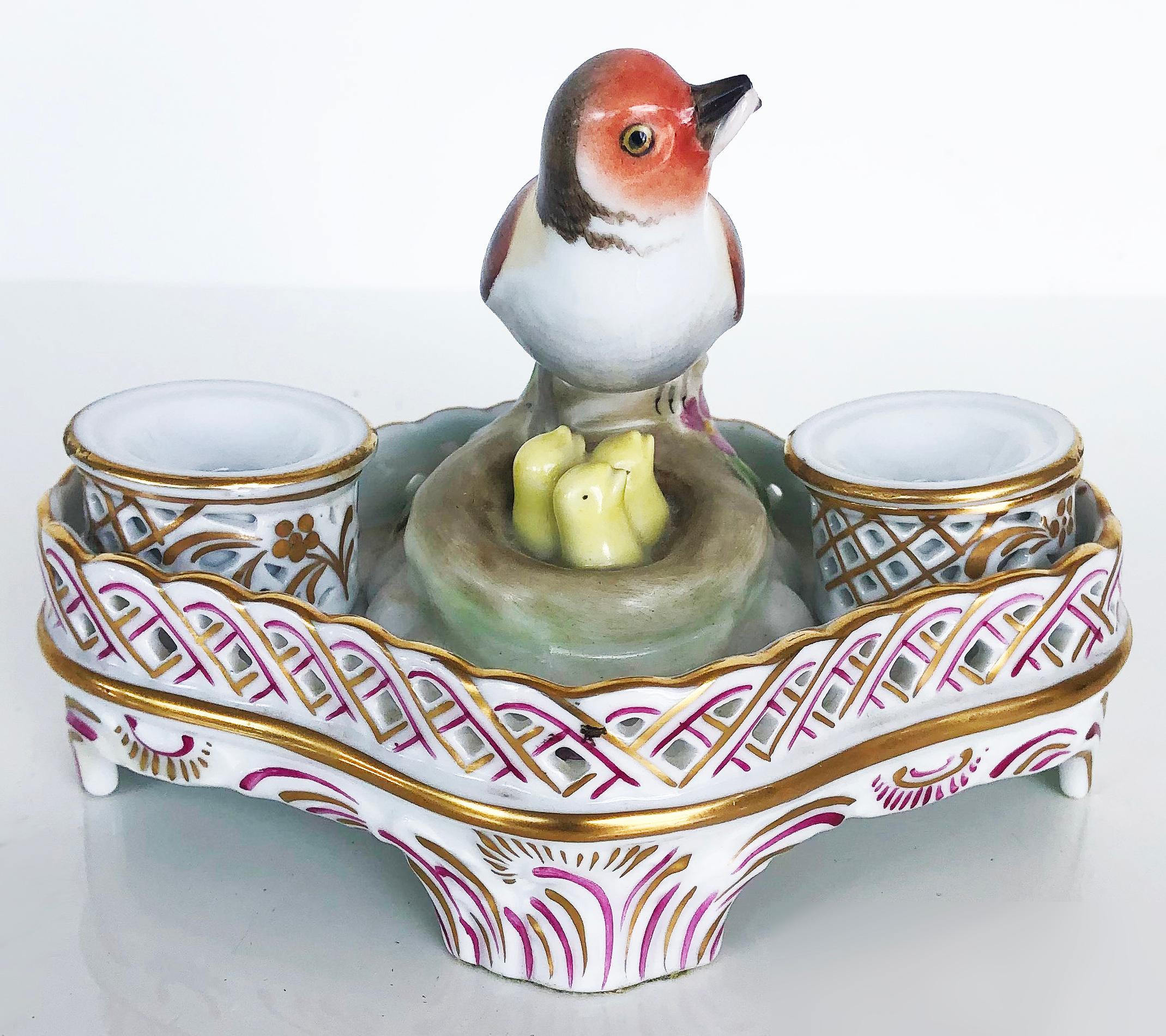 20th Century Herend Porcelain Birds 