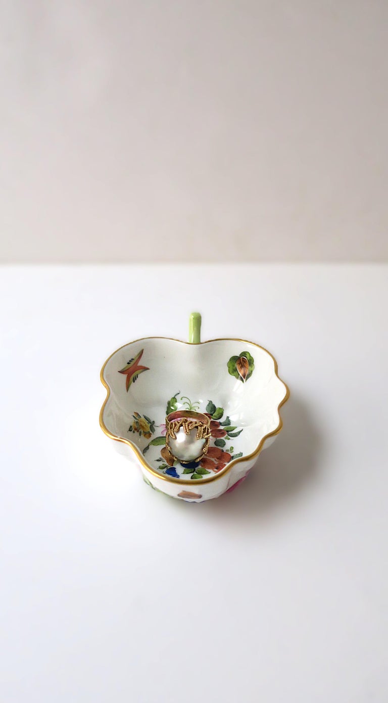 Herend Porcelain Bowl Fruits Flowers For Sale at 1stDibs