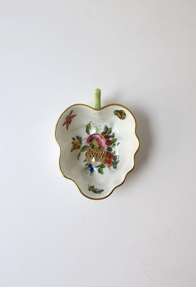 Herend Porcelain Bowl Fruits Flowers For Sale at 1stDibs