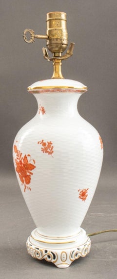 Herend Porcelain "Chinese Bouquet"  Lamp
