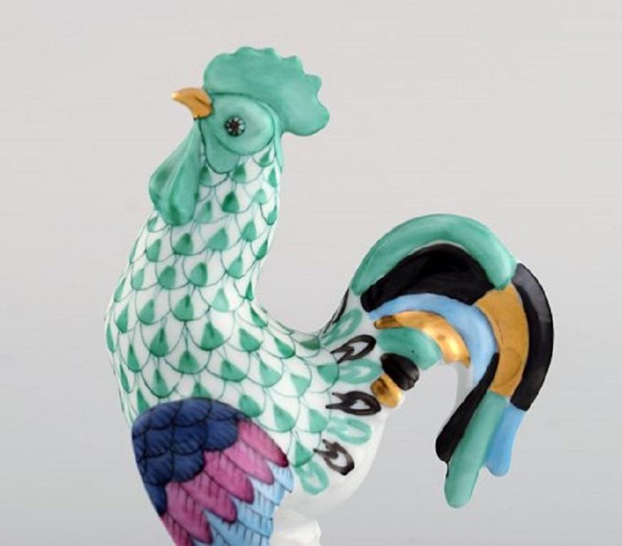 Herend porcelain figure. Colorful rooster, 1980s.
Measures: 11 x 8 cm.
In excellent condition.
Stamped.