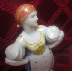 Herend Porcelain Hungarian Vintage Folk Peasant Figurine
