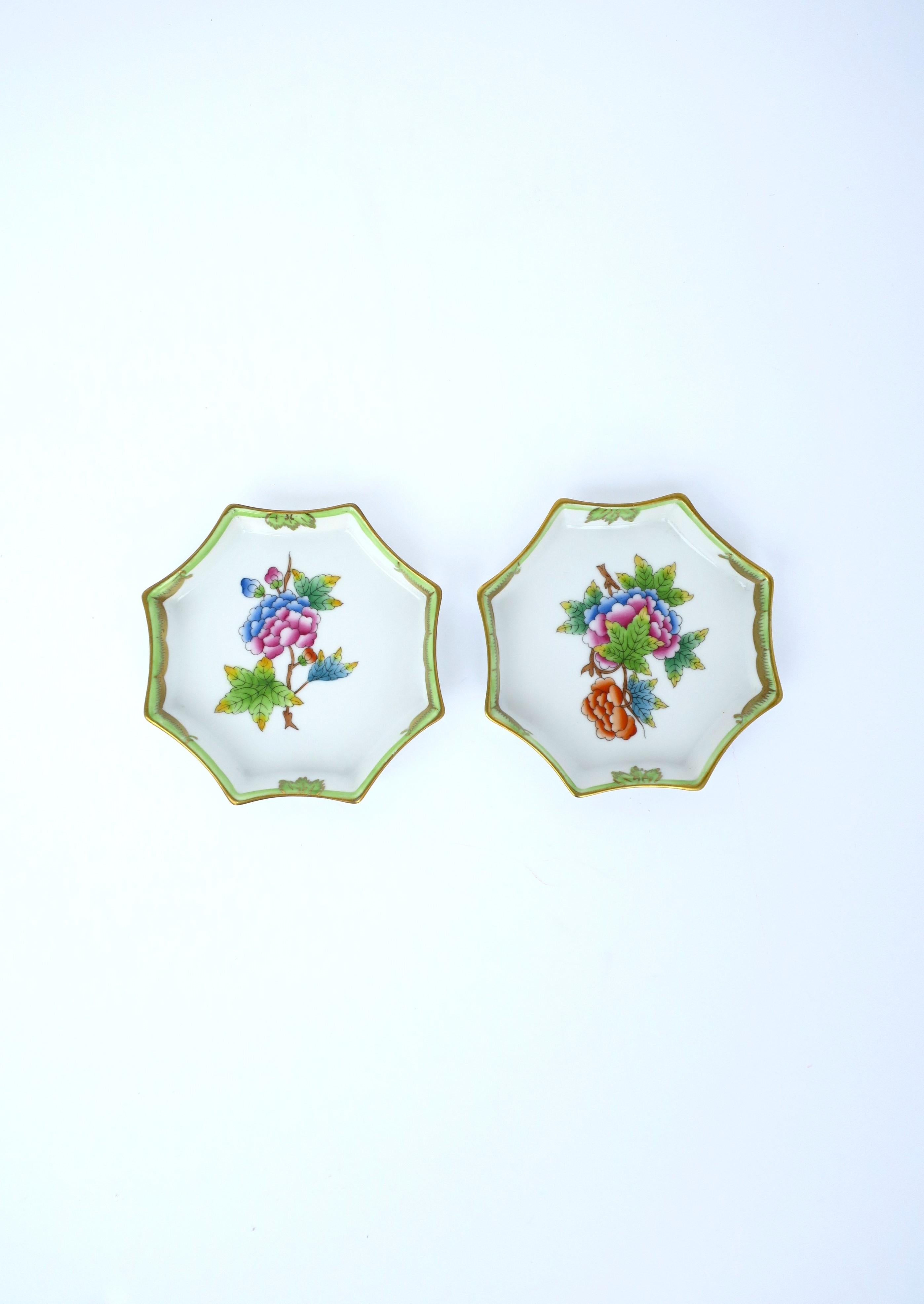 Hungarian Herend Porcelain Jewelry Dish  For Sale