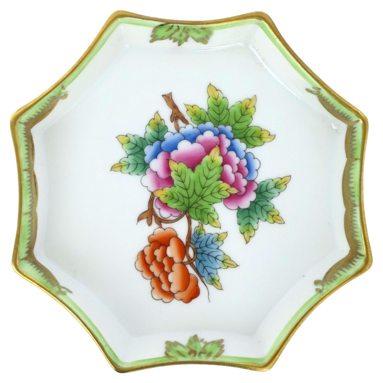 Herend Porcelain Jewelry Dish  For Sale