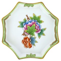 Retro Herend Porcelain Jewelry Dish 