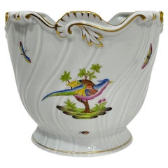 Herend Porcelain Pheasant Pattern Cachepot