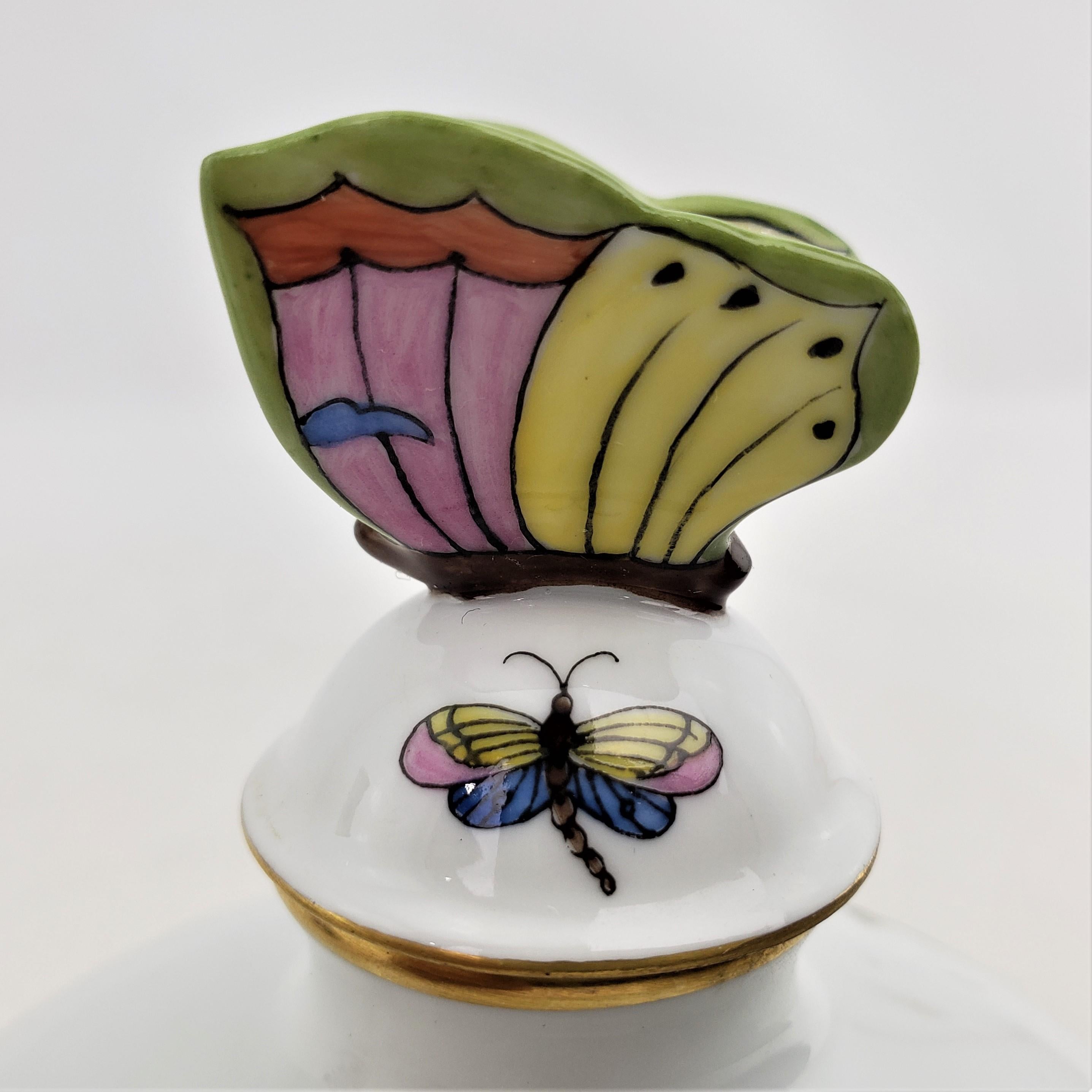 Herend Porcelaine Rothschild Oiseaux Bouteille de parfum et Vase Reine Victoria en vente 8