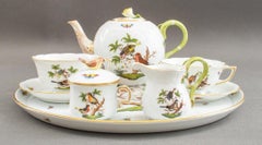 Herend Porcelain "Rothschild Birds" Tete A Tete
