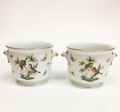 Herend Hungary Porcelain "Rothschild" Cachepots