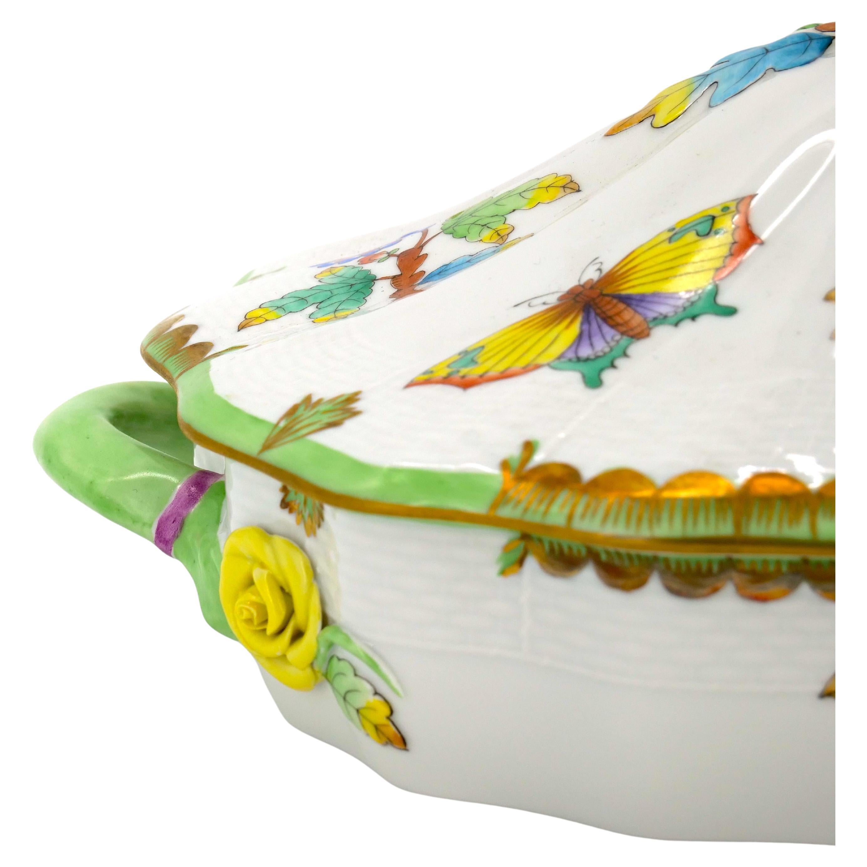 Herend Porcelain Tableware Covered Bowl / Tureen 4