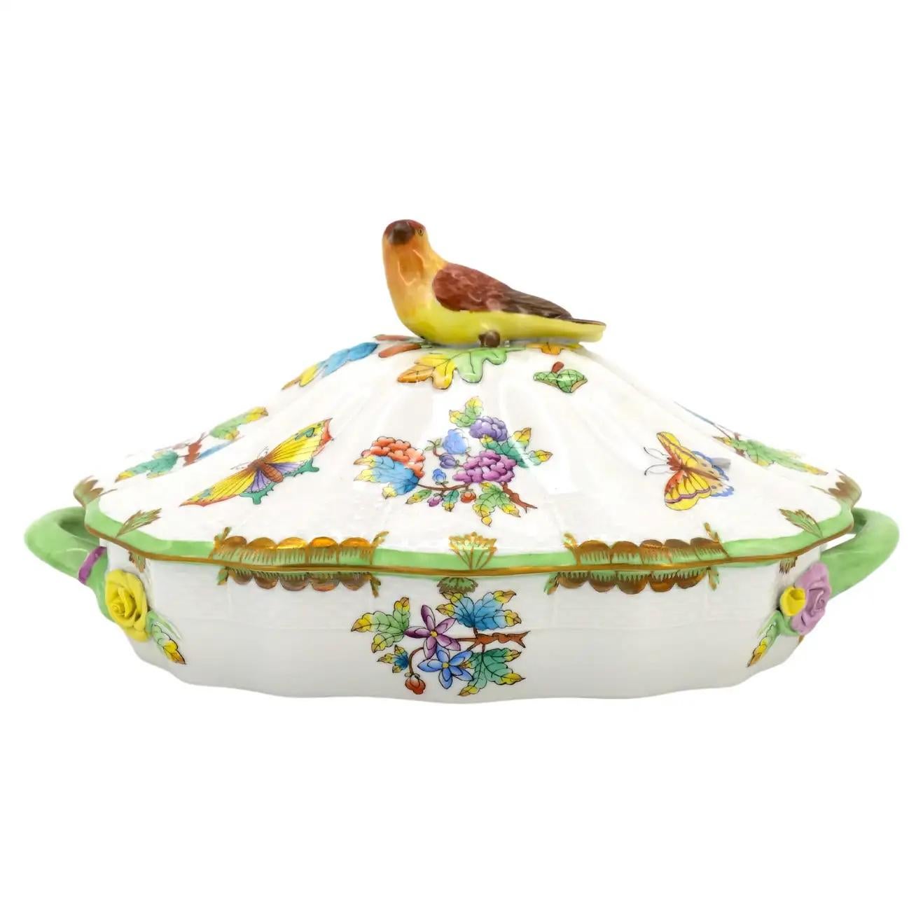 Herend Porcelain Tableware Covered Bowl / Tureen 9