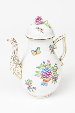 Herend Queen Victoria Older Coffee Pot