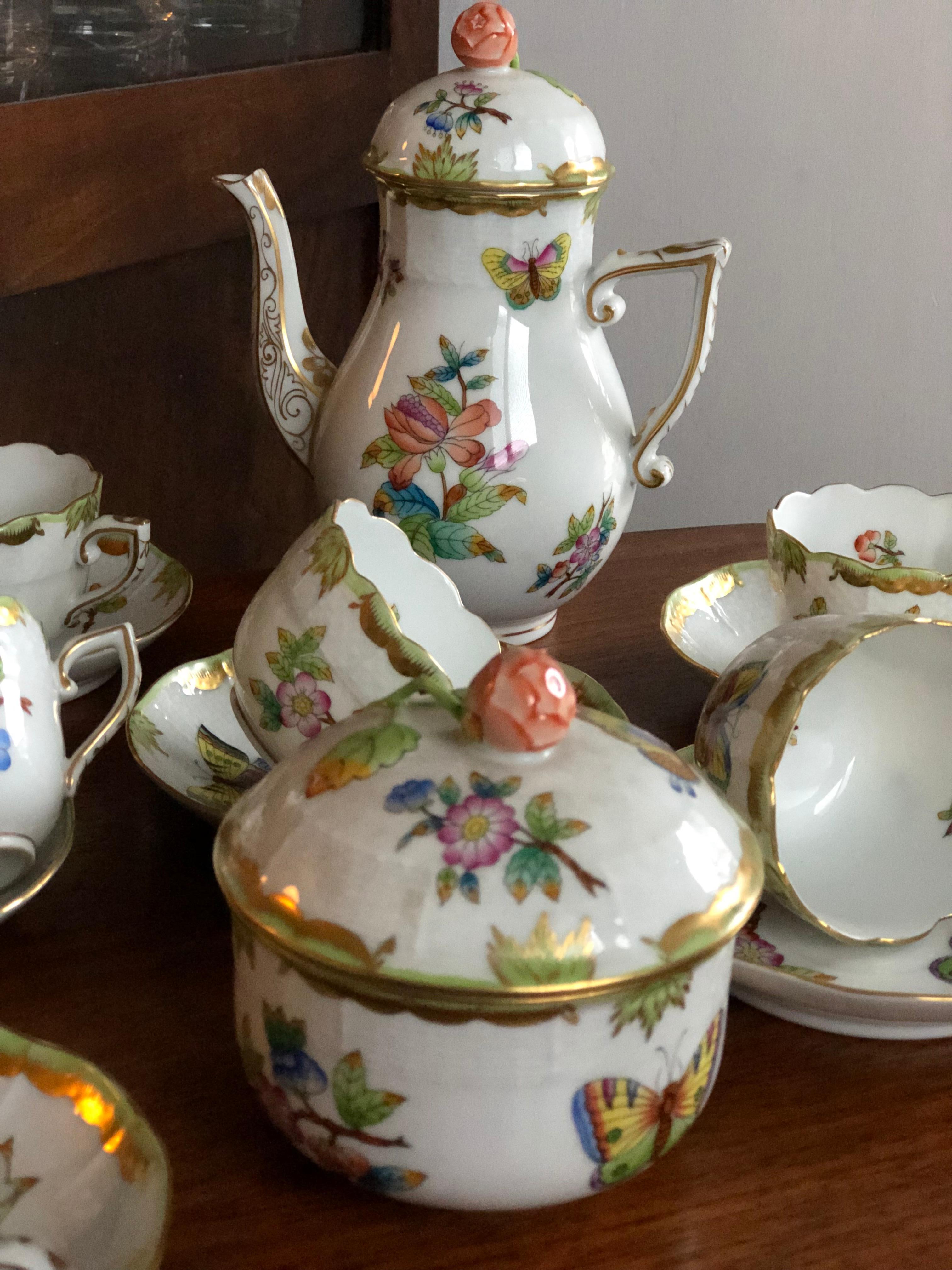 herend queen victoria tea set