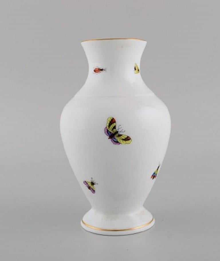 herend rothschild bird vase