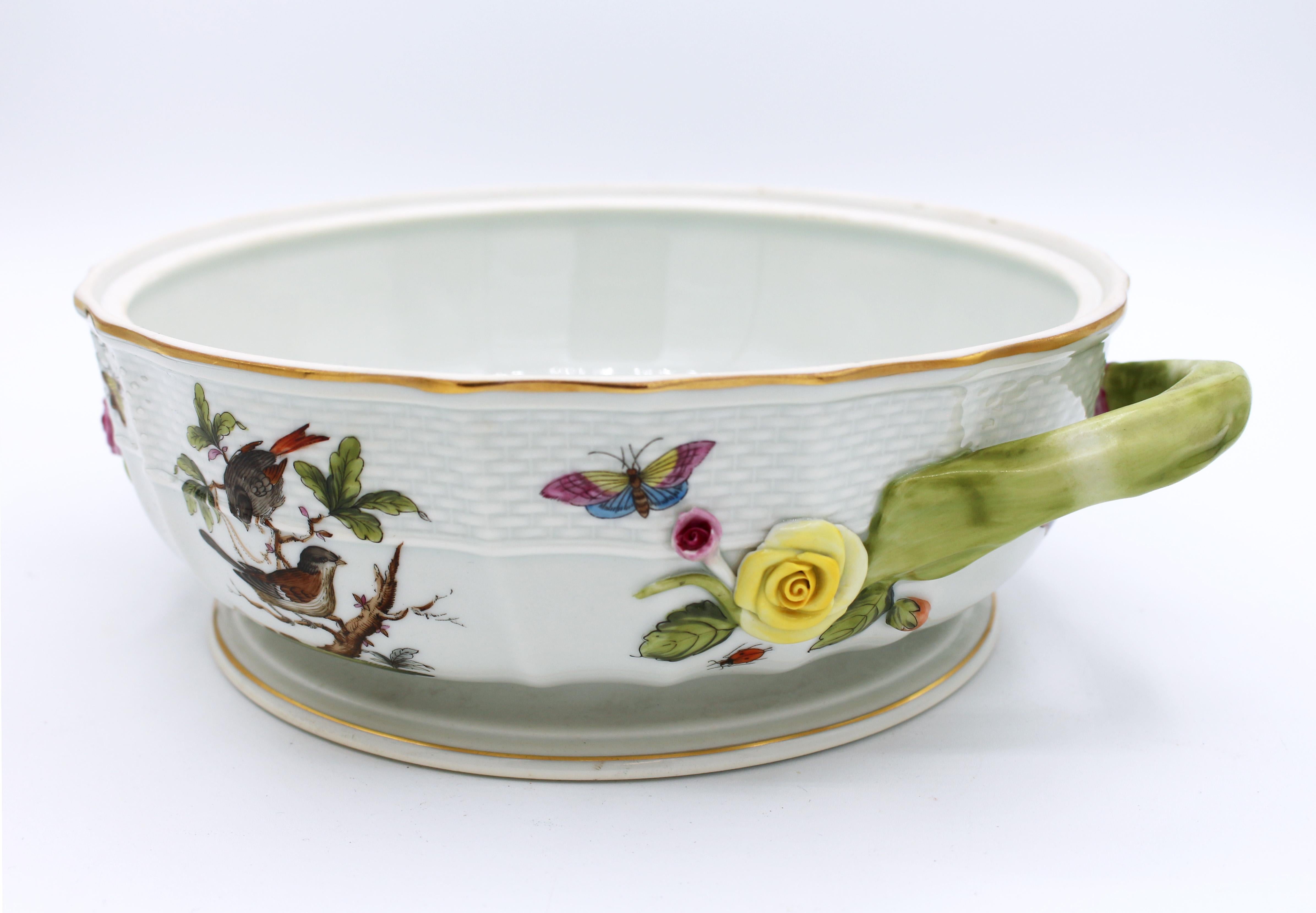 Herend Rothschild Bird Vegetable Dish 3