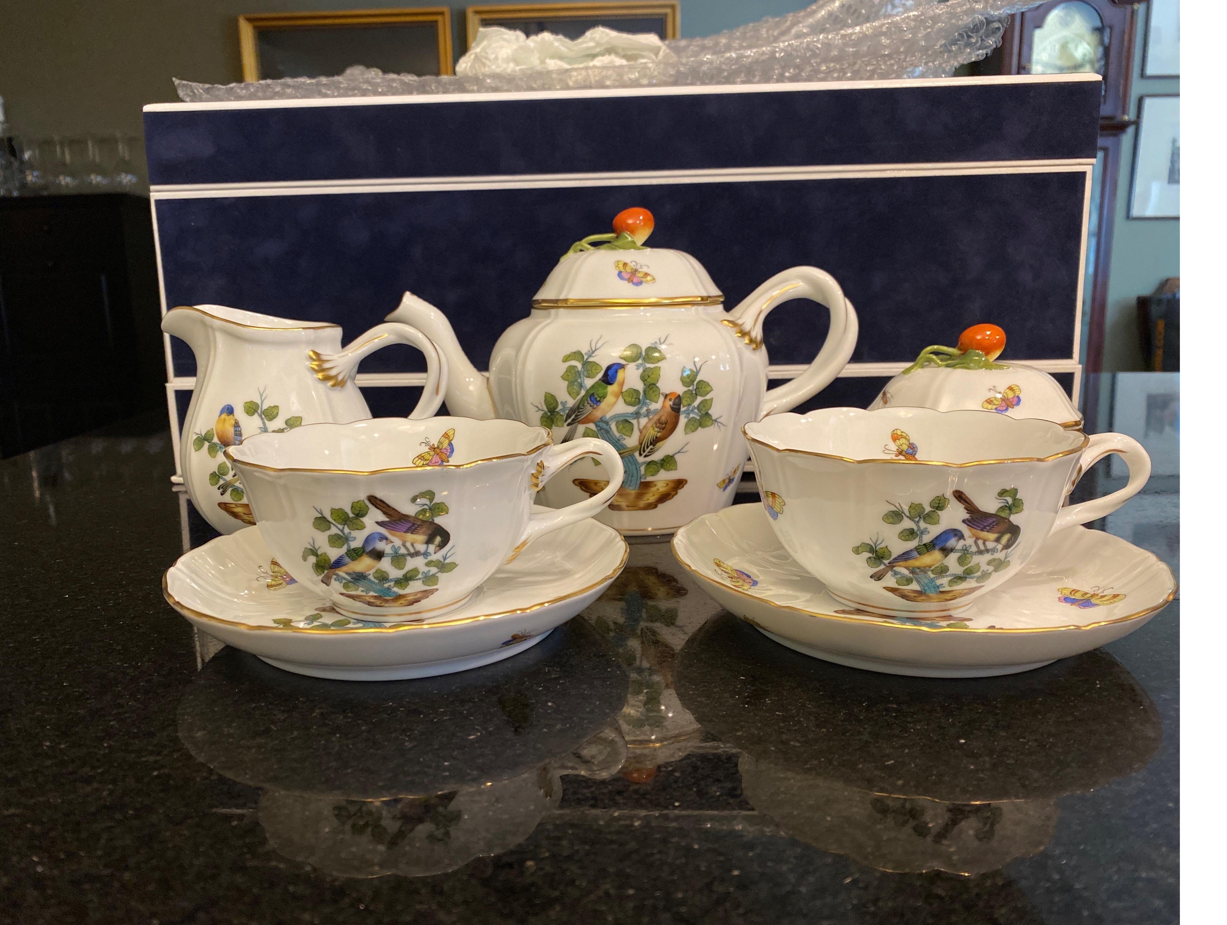 Herend Rothschild Tea for Two Set 5