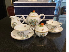 Herend Rothschild Tea for Two Set