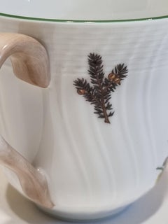 Herend "Stag Red Deer Head"  Hand Painted Porcelain Mug, Hungary, 2023