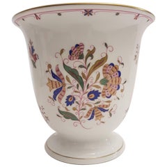 Vintage Herend Vase Hand-Painted Hungarian Porcelain, Modern