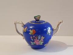Herend "Victoria" Hand Painted Porcelain Set of Two Teapot, Hungary, Modern