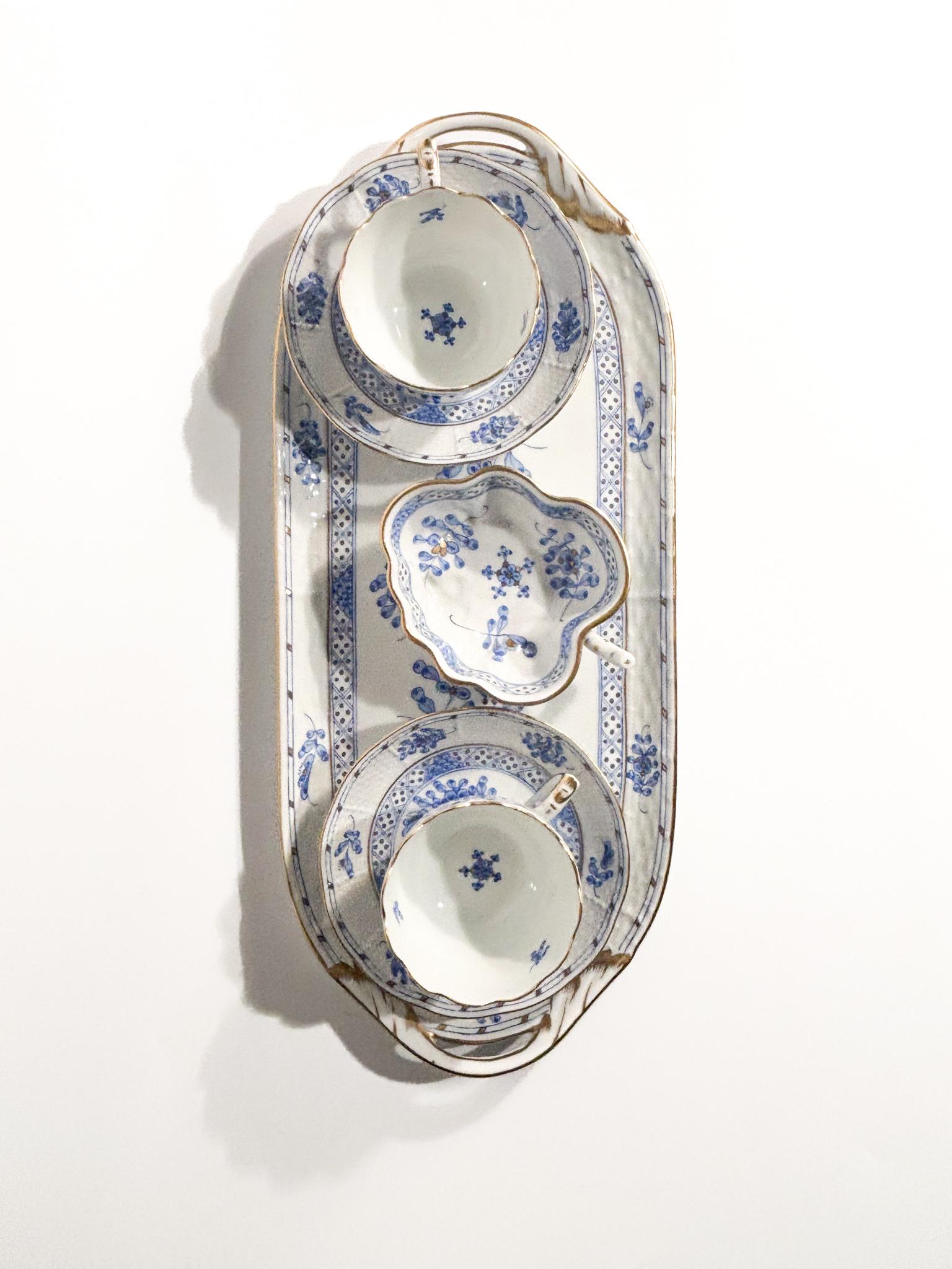 Herend Waldstein Porcelain Tete a Tete Service from the 1950s 2