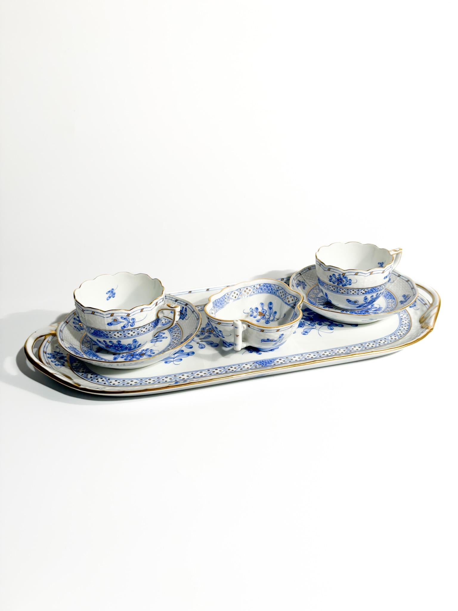 Herend Waldstein Porcelain Tete a Tete Service from the 1950s 3