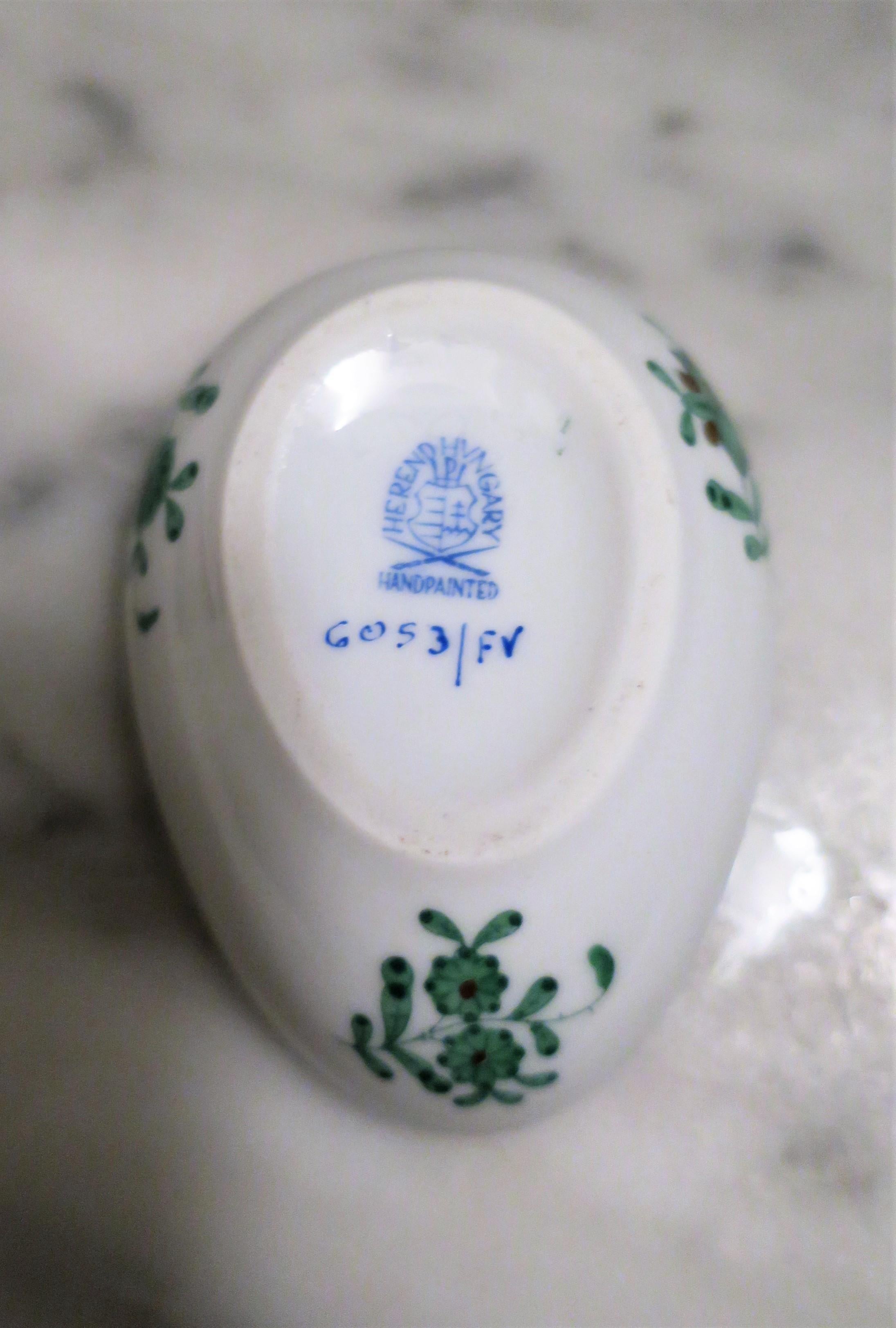 Herend Porcelain Egg-Shaped Jewelry Box  For Sale 6