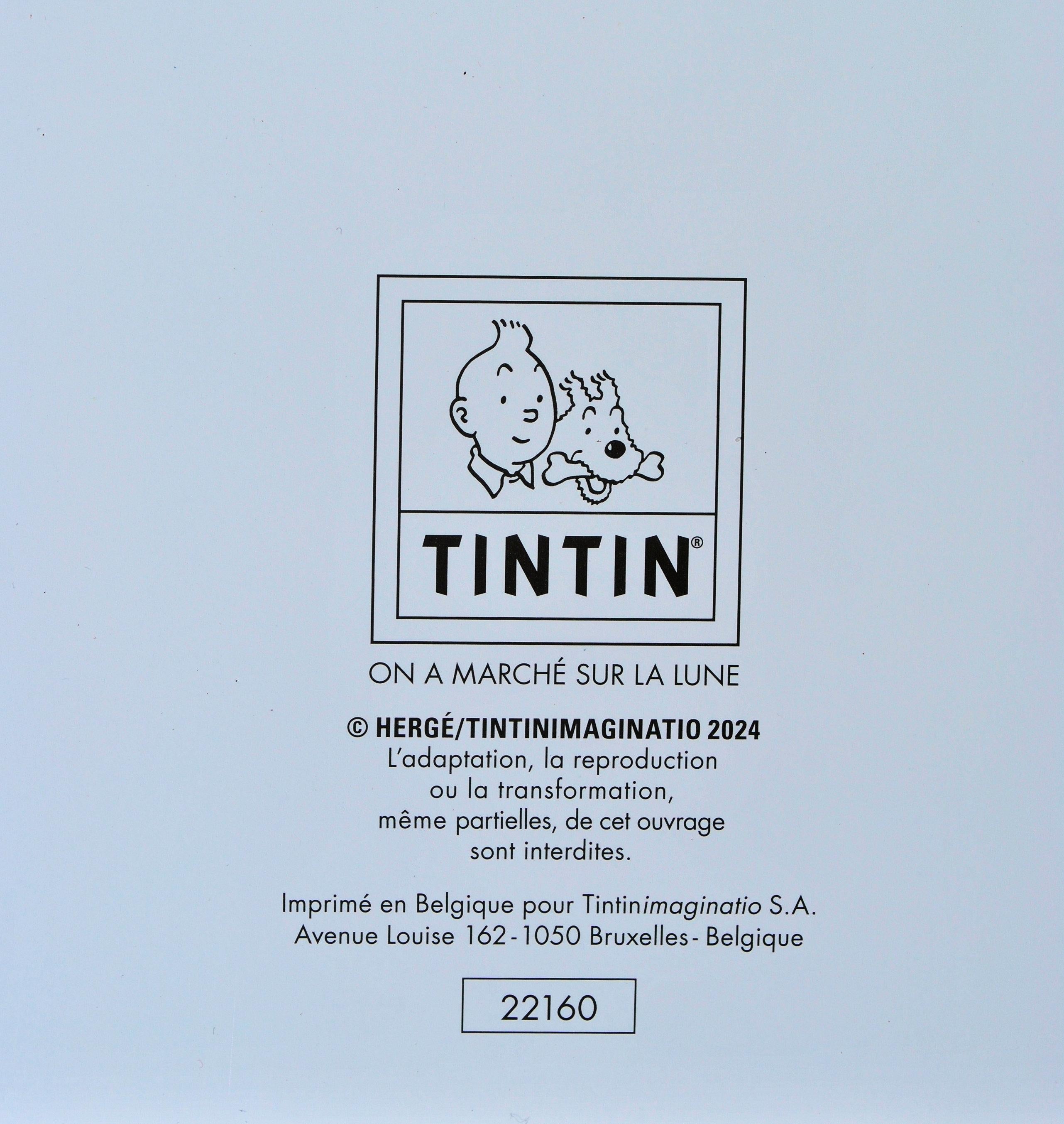 TINTIN : Explorers Of The Moon  Impression officielle (Musée de Tintin) - Moderne Print par Herge
