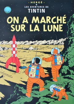 TINTIN : Explorers Of The Moon -  Official print (Tintin Museum)