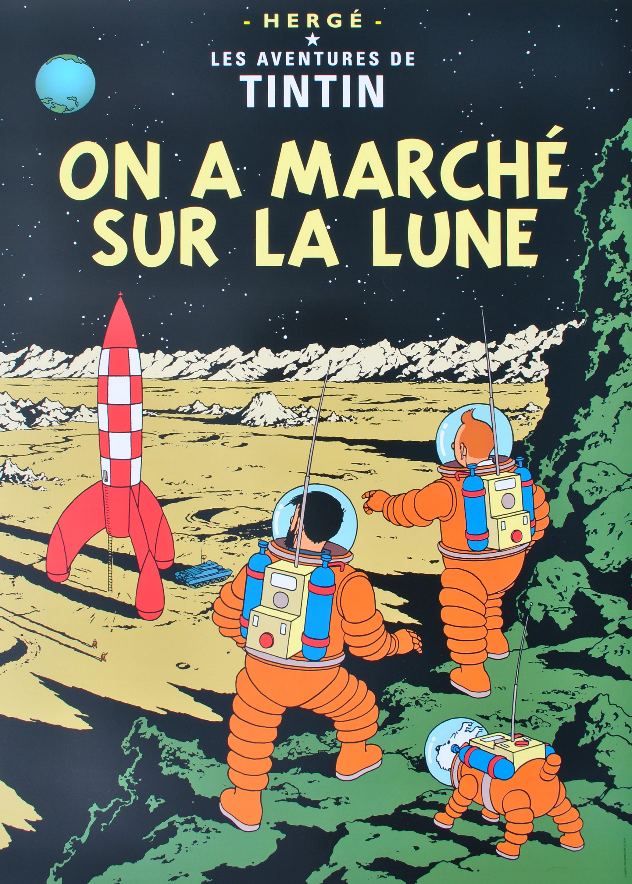 Tintin: esploratori della luna -  Stampa ufficiale (Museo Tintin)