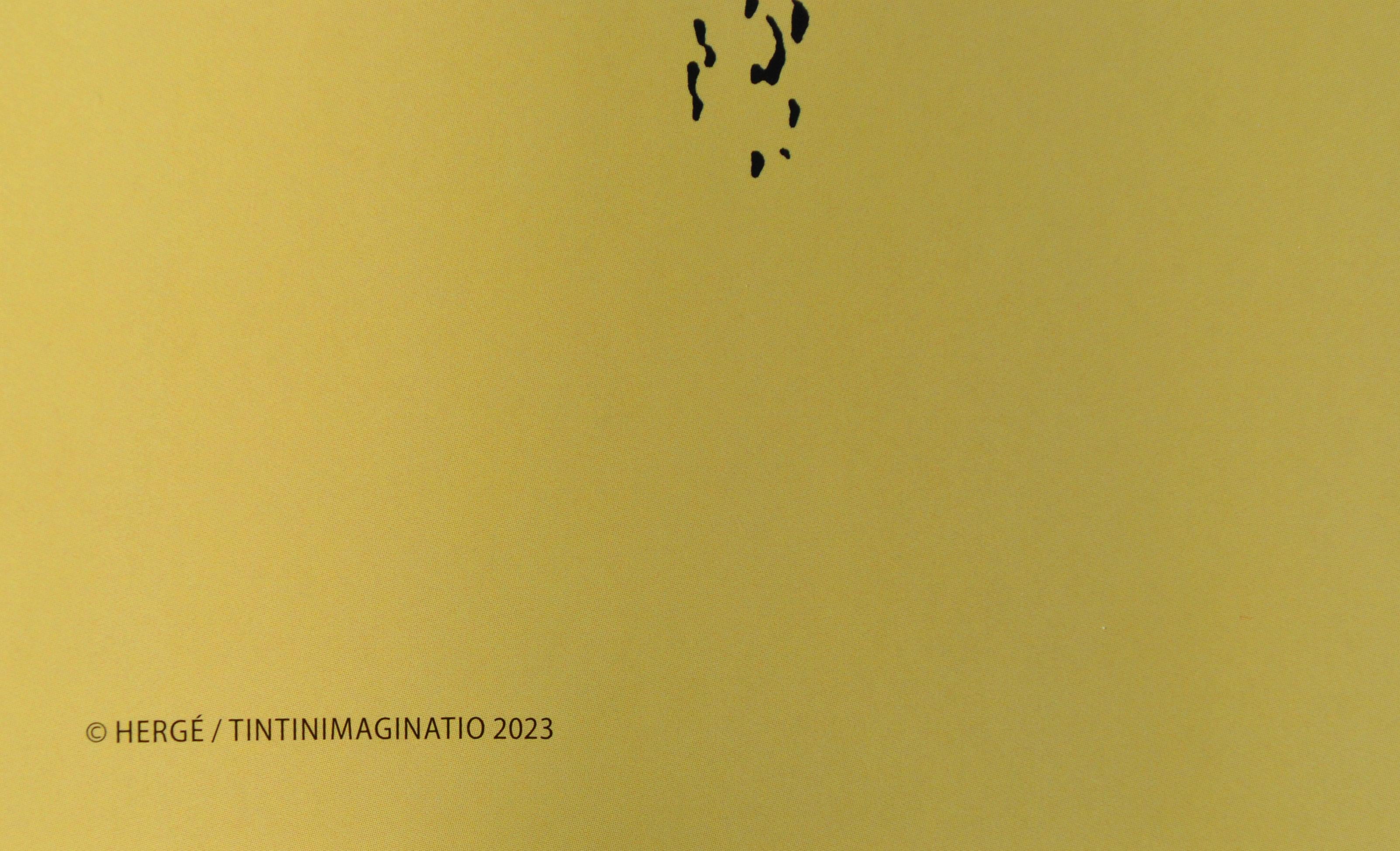 Tintin: Destinazione Luna -  Stampa ufficiale (Museo Tintin) in vendita 1