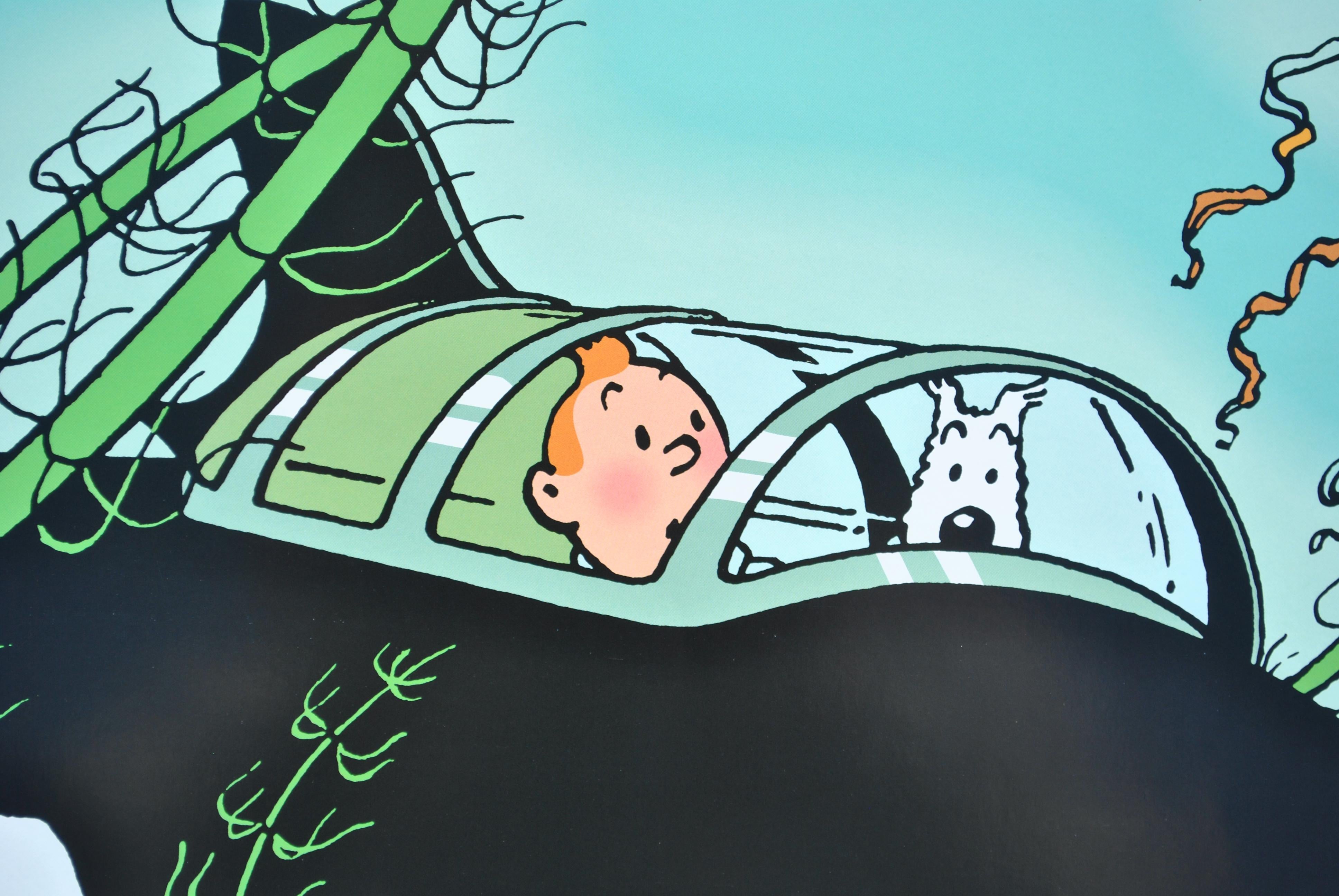 TINTIN : El tesoro de Rackham el Rojo -  Impresión oficial (Museo Tintín) en venta 3