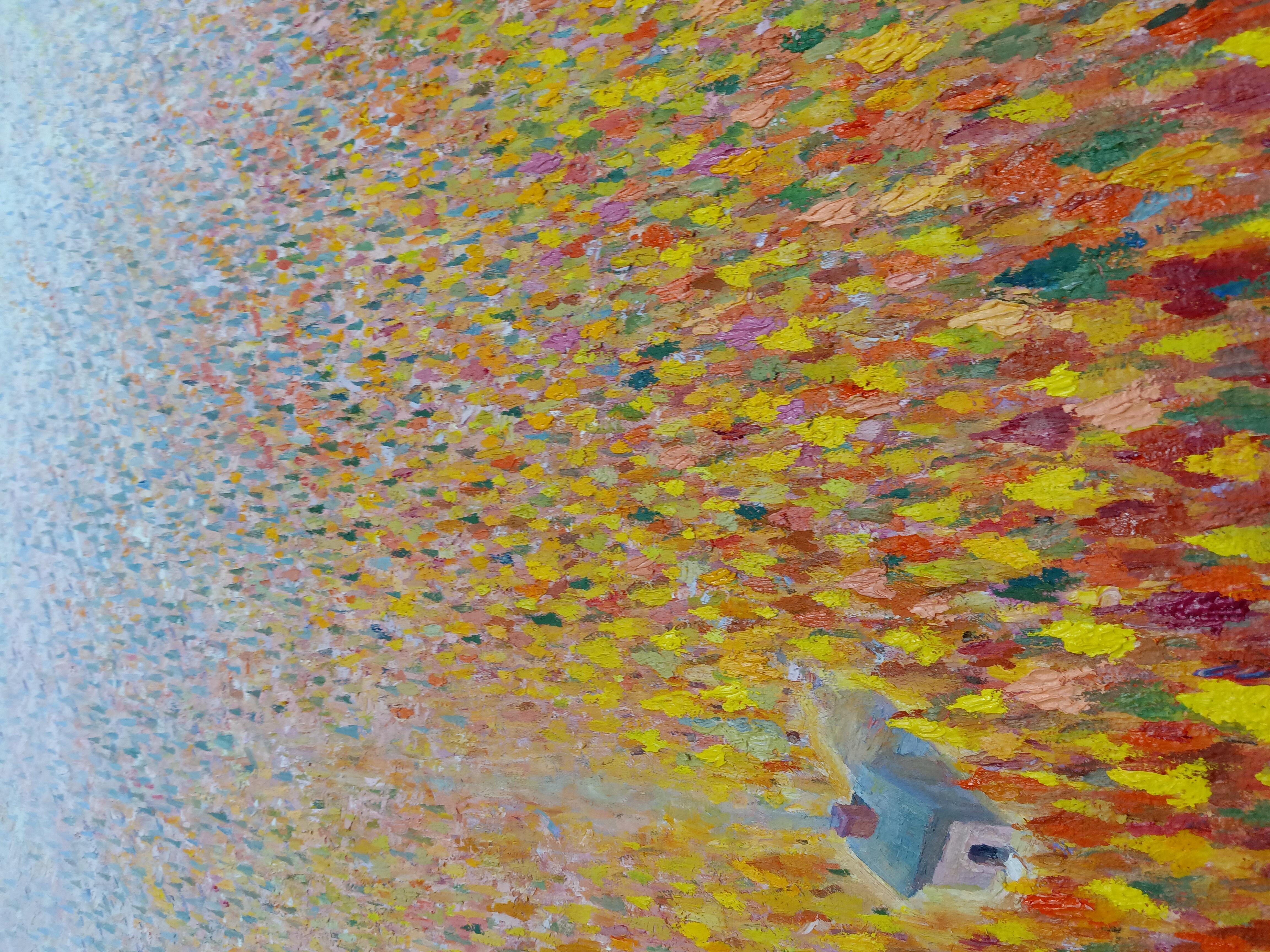 Echi d'autunno   42 X 49 - Painting Contemporaneo di Heriberto Mora