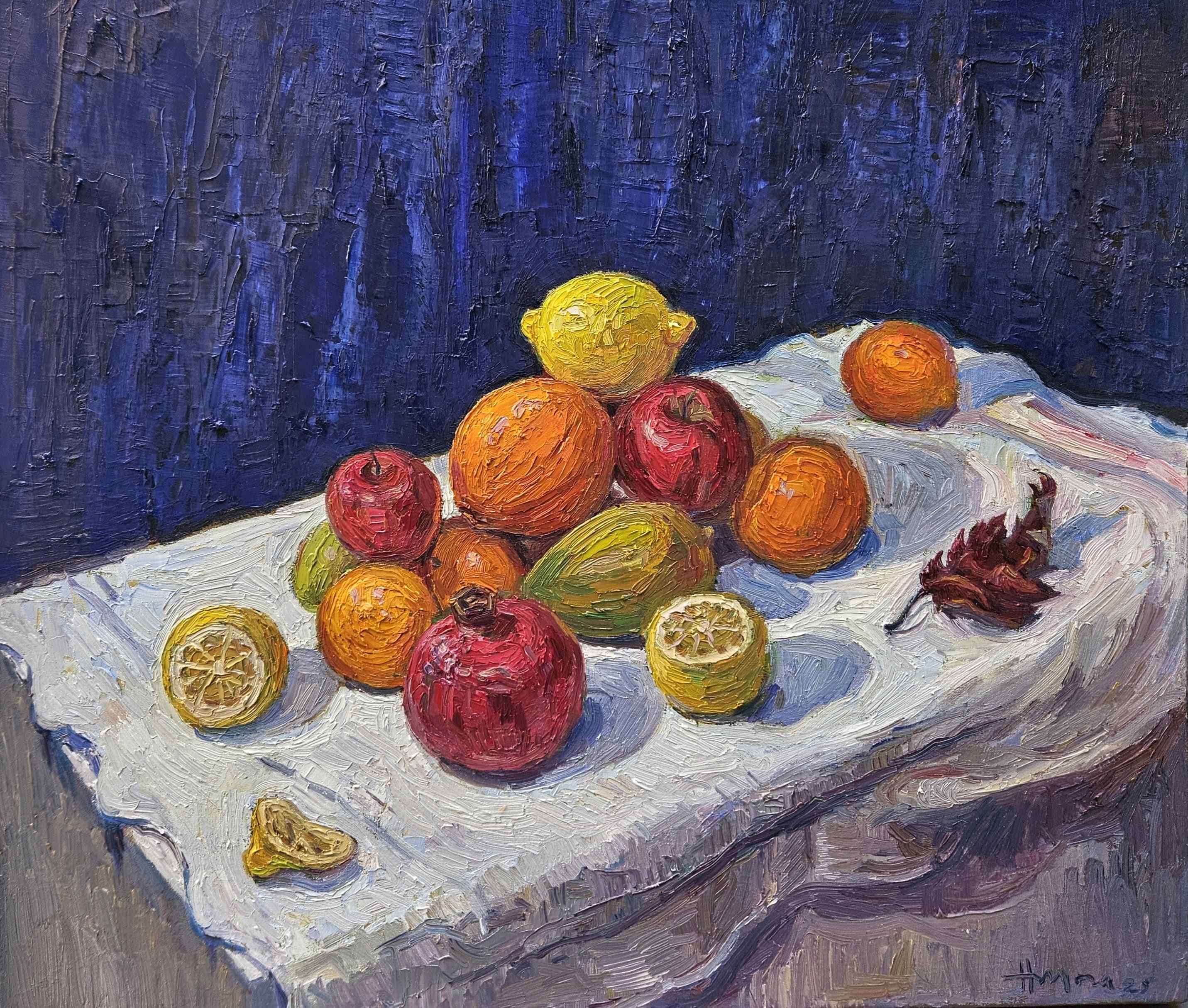 Still Life with Fruit 22 X 25