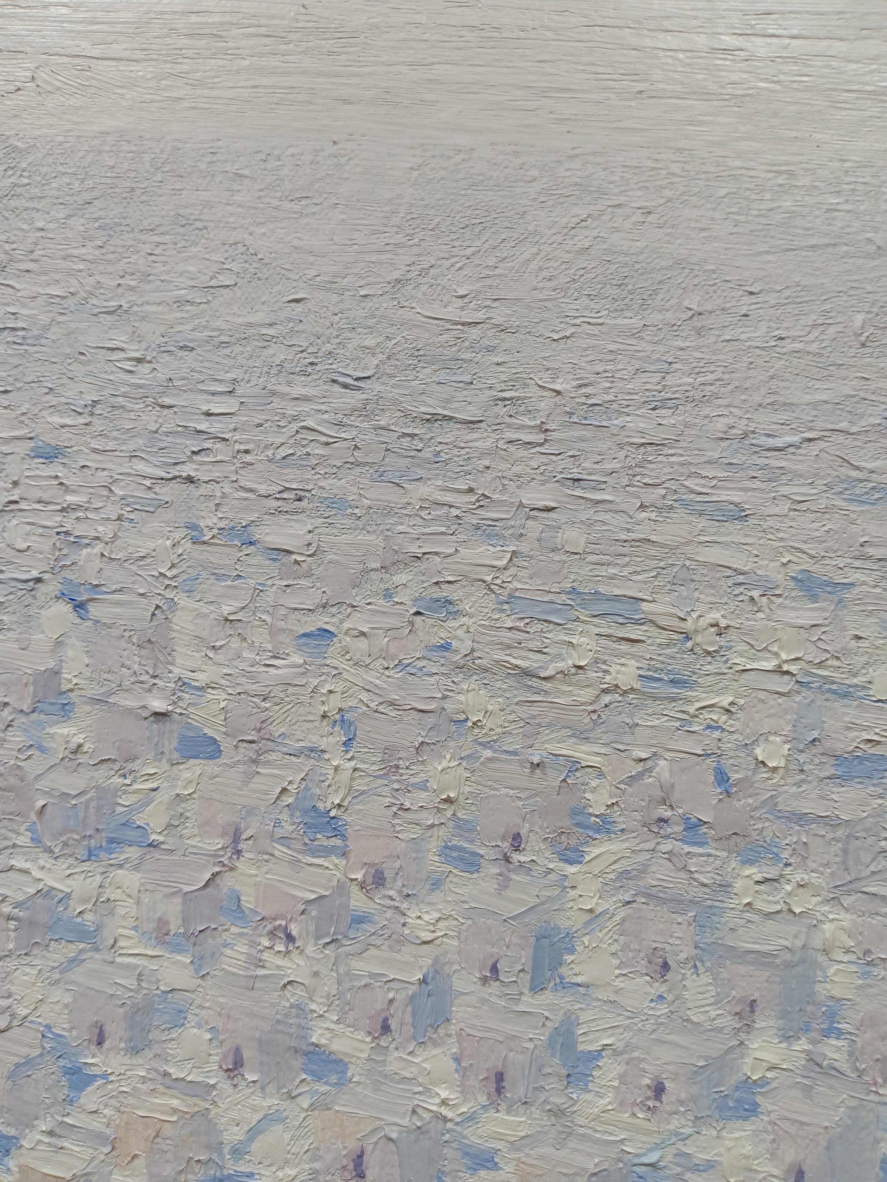Il labirinto e la luce 39 X 46 - Painting di Heriberto Mora