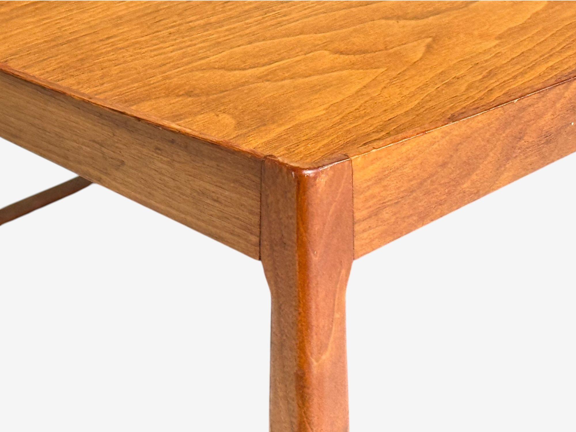 Heritage, American Modern, Walnut, Cane, End Tables, USA, 1960s For Sale 8