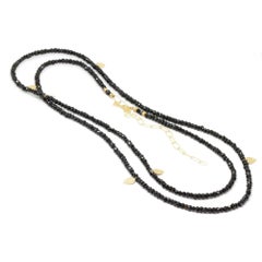 Heritage Black Spinel Gold 18 Karat Gemstone Convertible Wrap