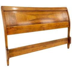 Heritage by Henredon Mid Century Full Walnut Headboard