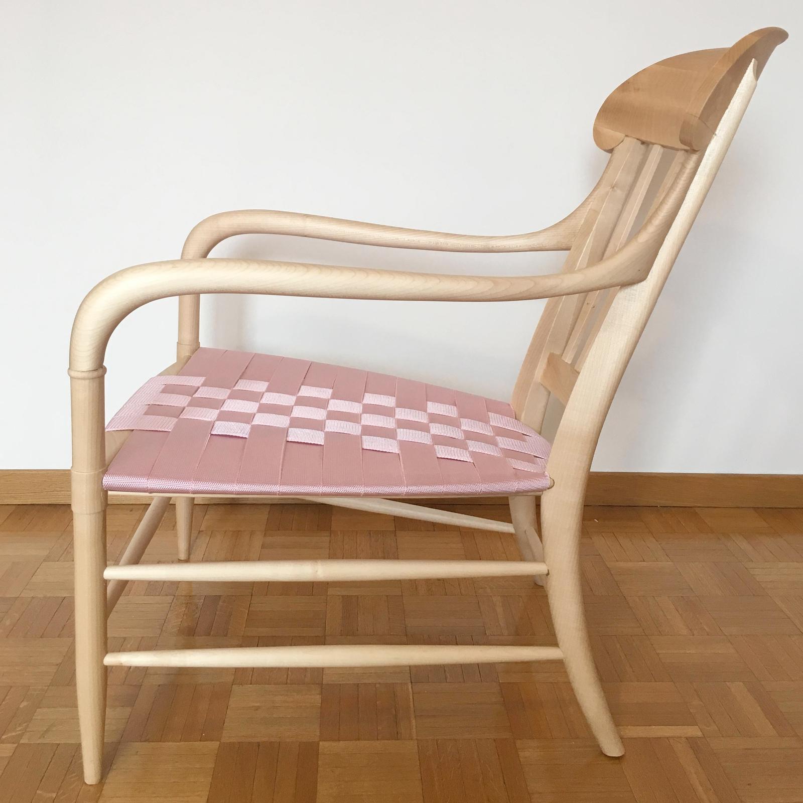 Heritage Chaise Special Pink Edition In Excellent Condition In Milan, IT