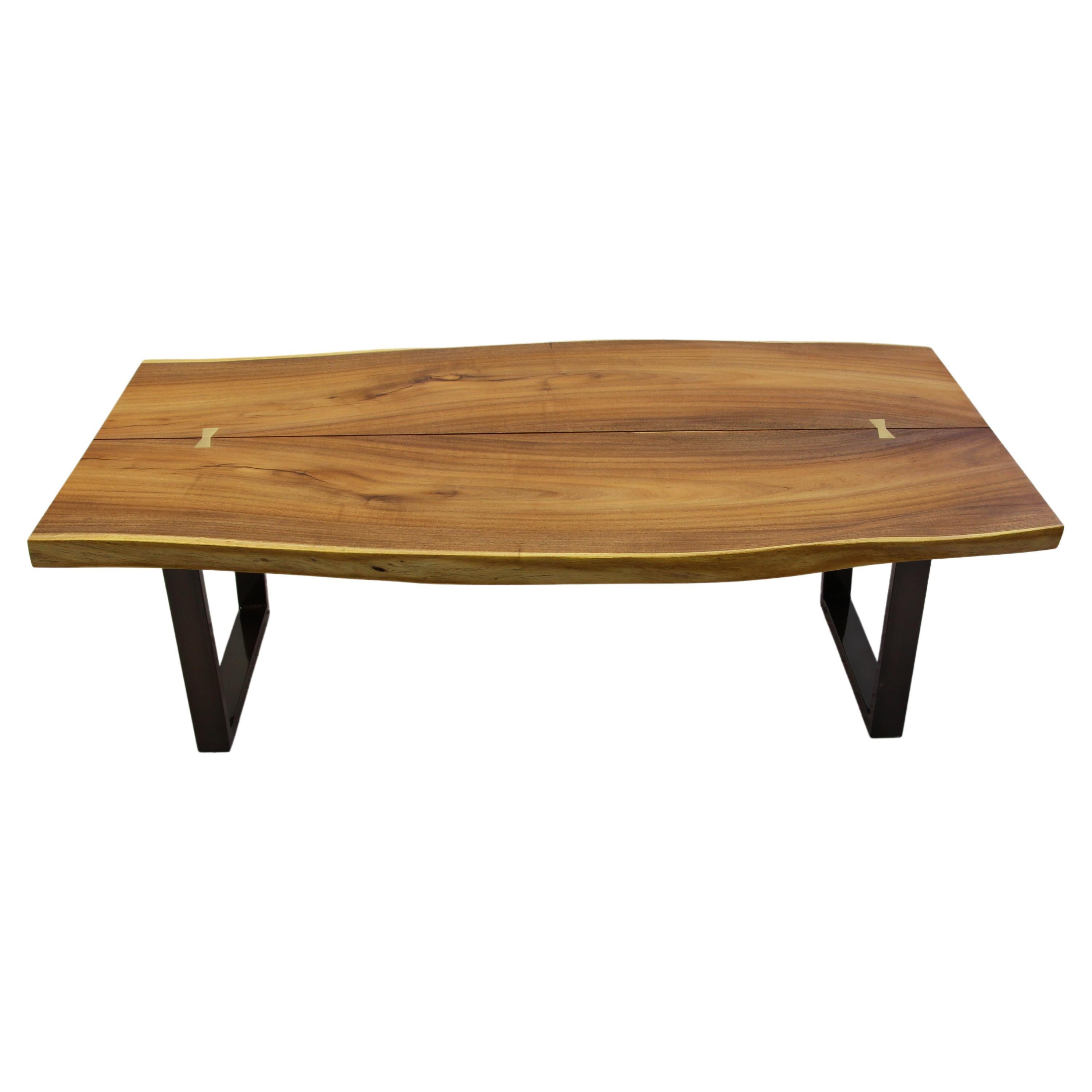 Bronze Bureau Mesquite du Chili « Heritage » à pieds en bronze massif avec incrustations de papillons en laiton en vente