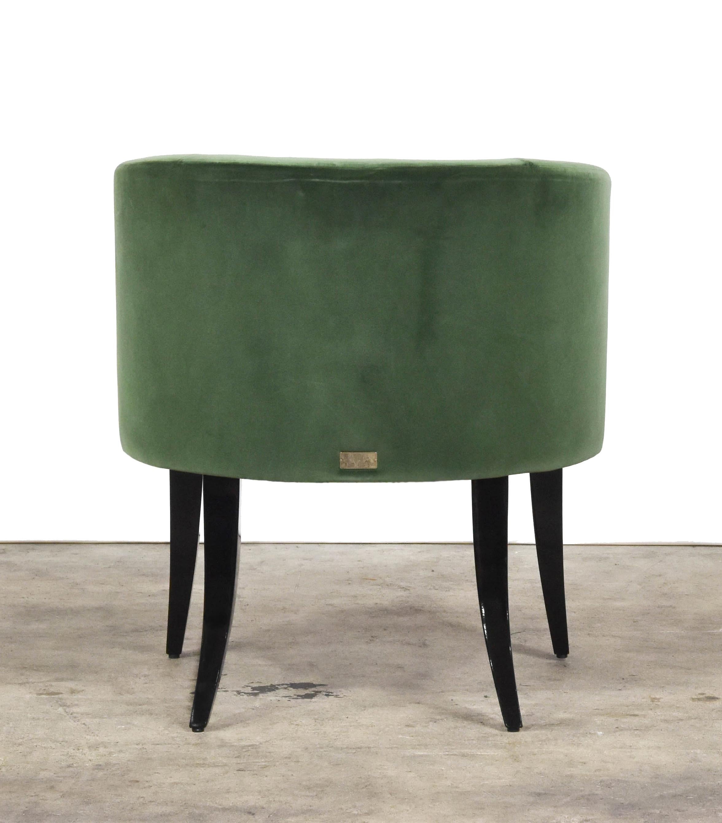 Italian Heritage Collection Emerald Armchair For Sale